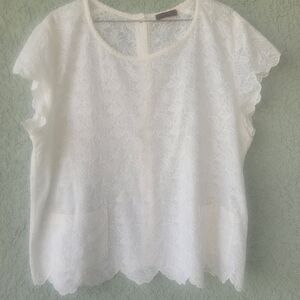 Chic White Lace Blouse for Women